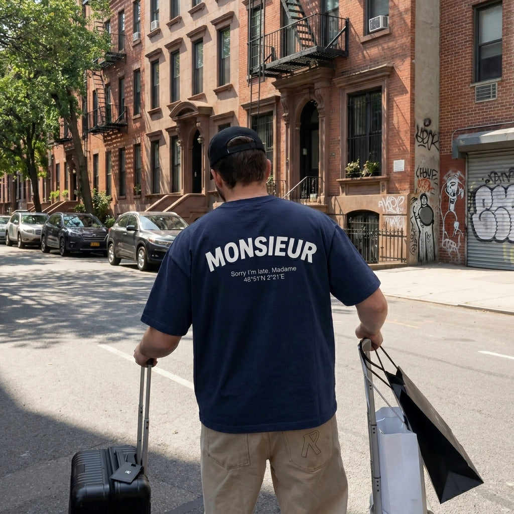 MONSIEUR - SORRY IM LATE MADAME