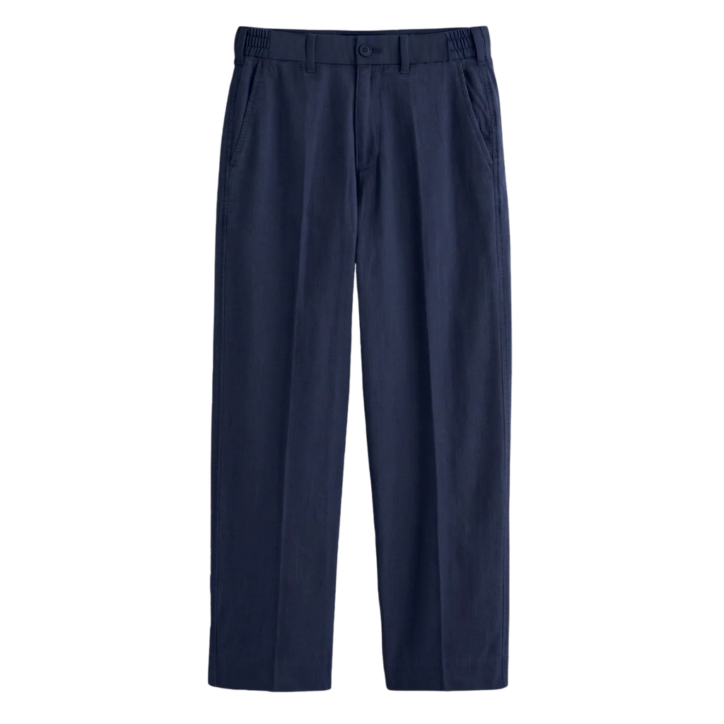 MR BISOUS LINEN PANT BLUE
