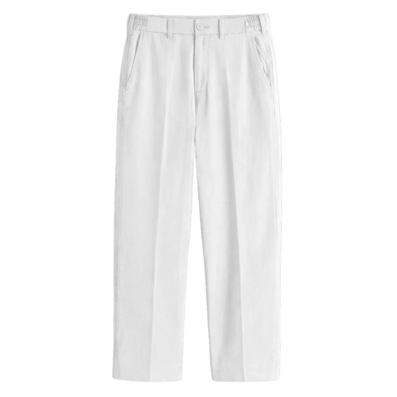 MR BISOUS LINEN PANT WHITE