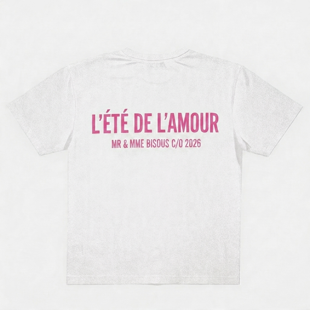 T-SHIRT L'ÉTÉ DE L'AMOUR