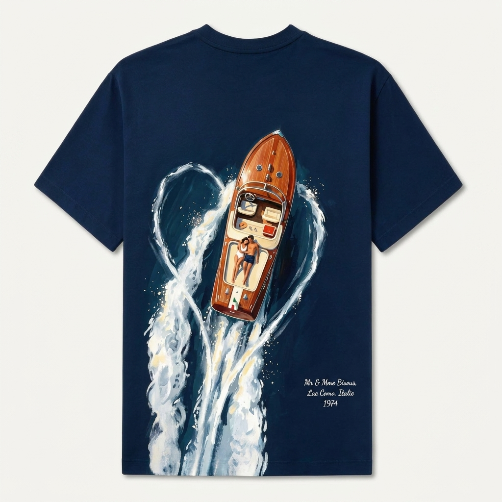 MR & MME BISOUS - LAC COMO, 1974