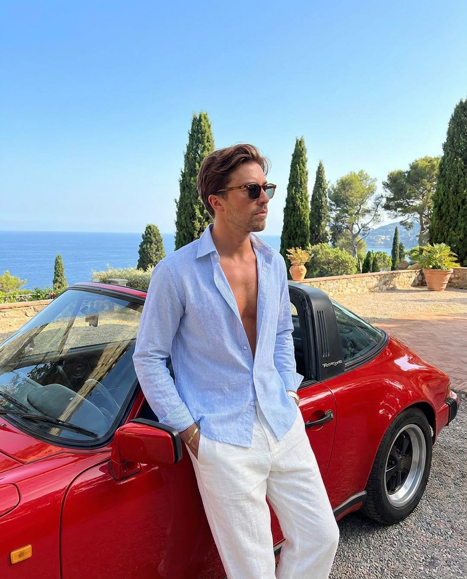 MR MMR BISOUS, STRIPPED SHIRT
